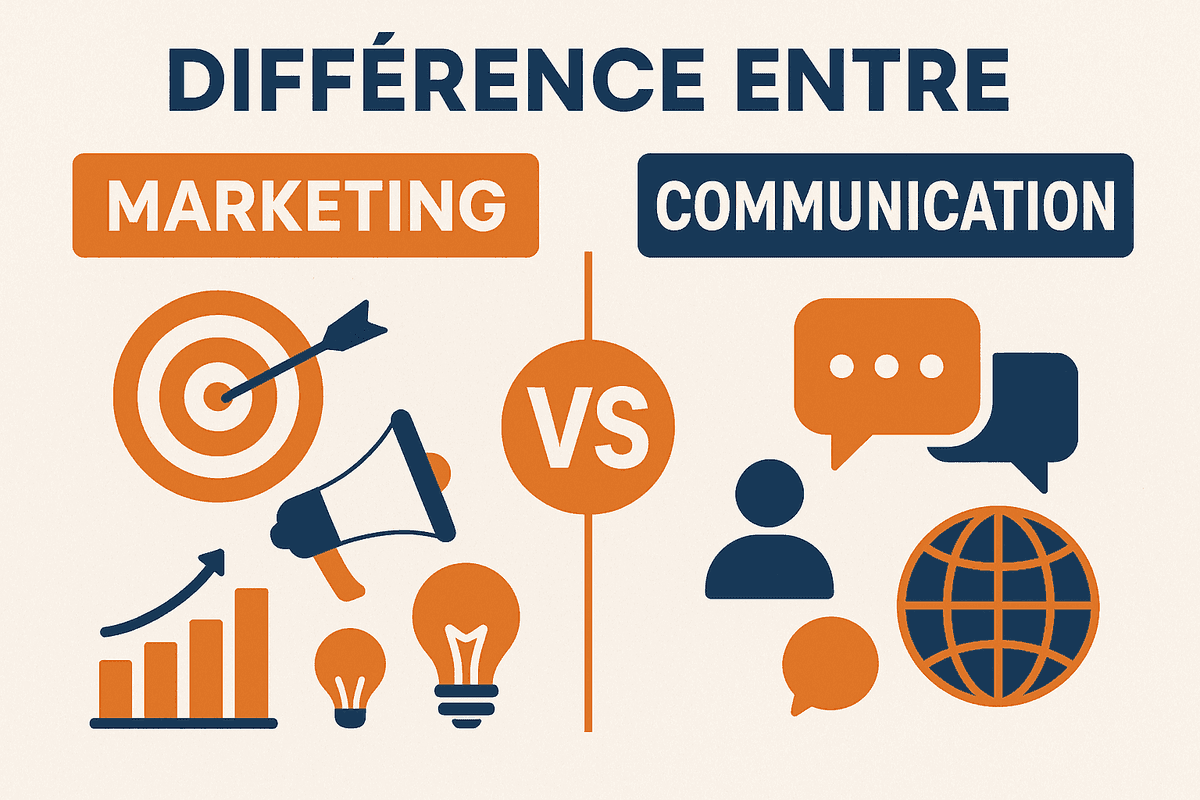 Différence entre marketing et communication