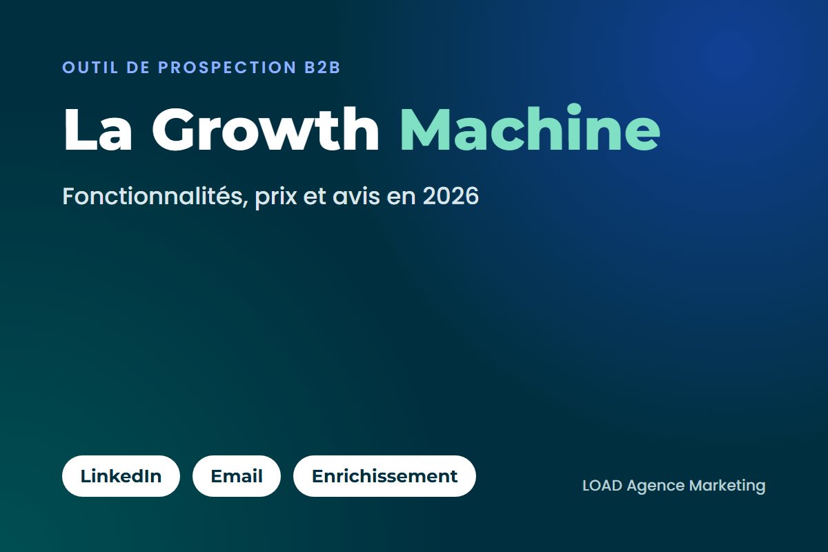 Illustration de l’article La Growth Machine : fonctionnalités, prix et avis en 2026