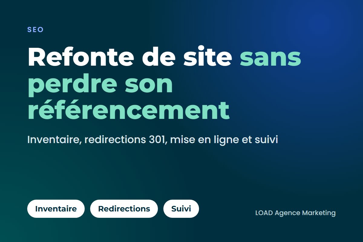 Refonte de site internet sans perdre son référencement : redirections 301 et suivi