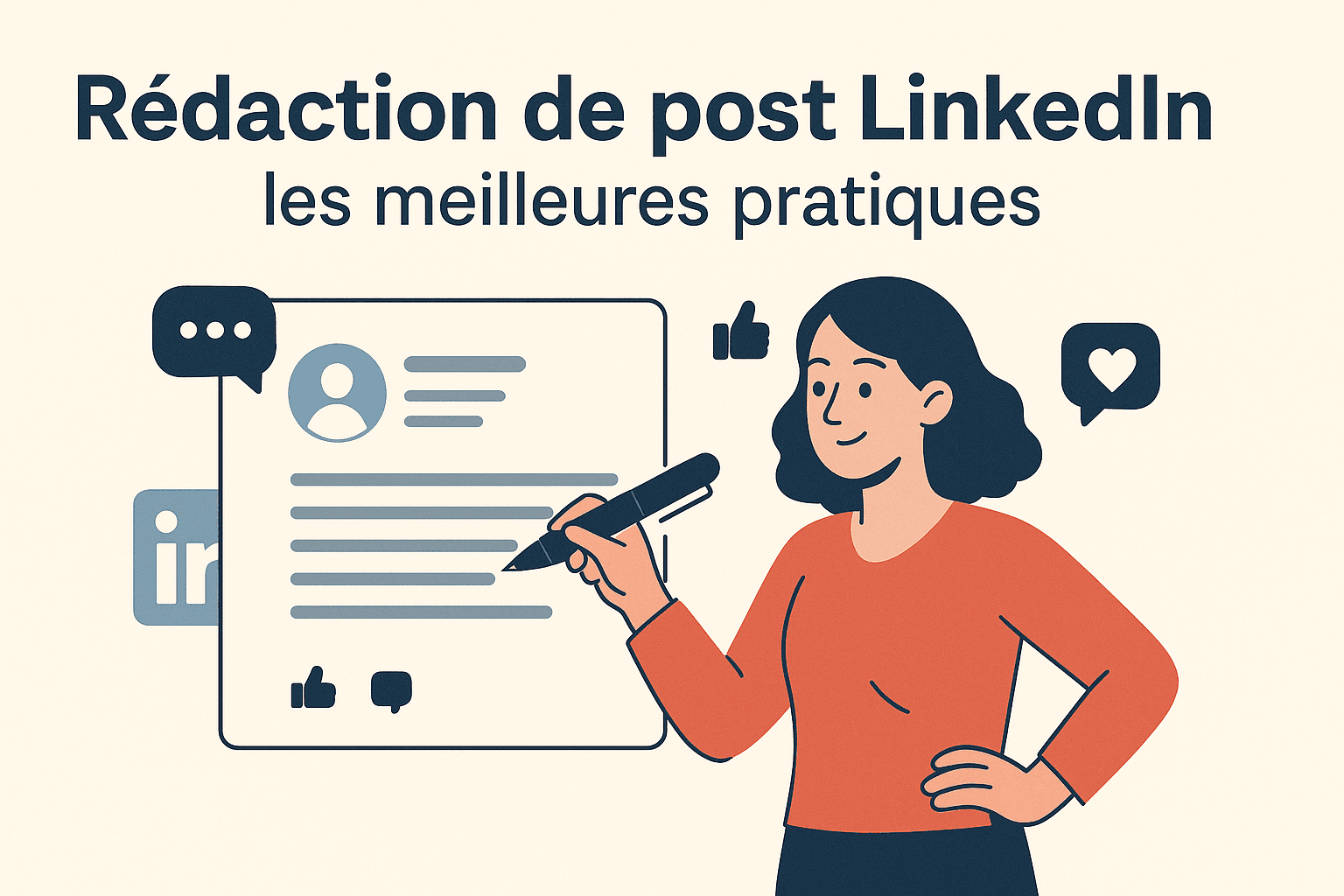 Rédaction de post LinkedIn