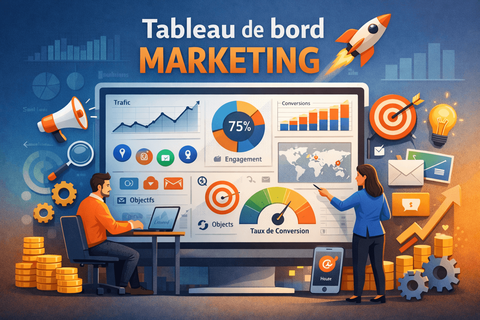 Tableau de bord marketing